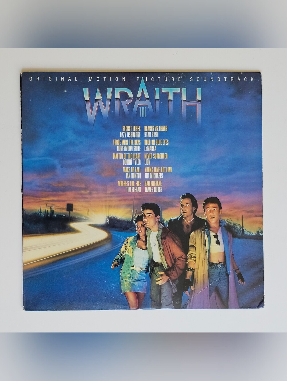 "The Wraith" Original Motion Picture Soundtrack Vinyl LP (PAL-40429) 1986 NM +